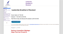 Desktop Screenshot of leadershipbreakfast.org