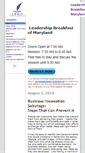 Mobile Screenshot of leadershipbreakfast.org